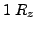 $1&nbsp;R_{z}$