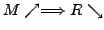 $M\nearrow \Longrightarrow R\searrow$